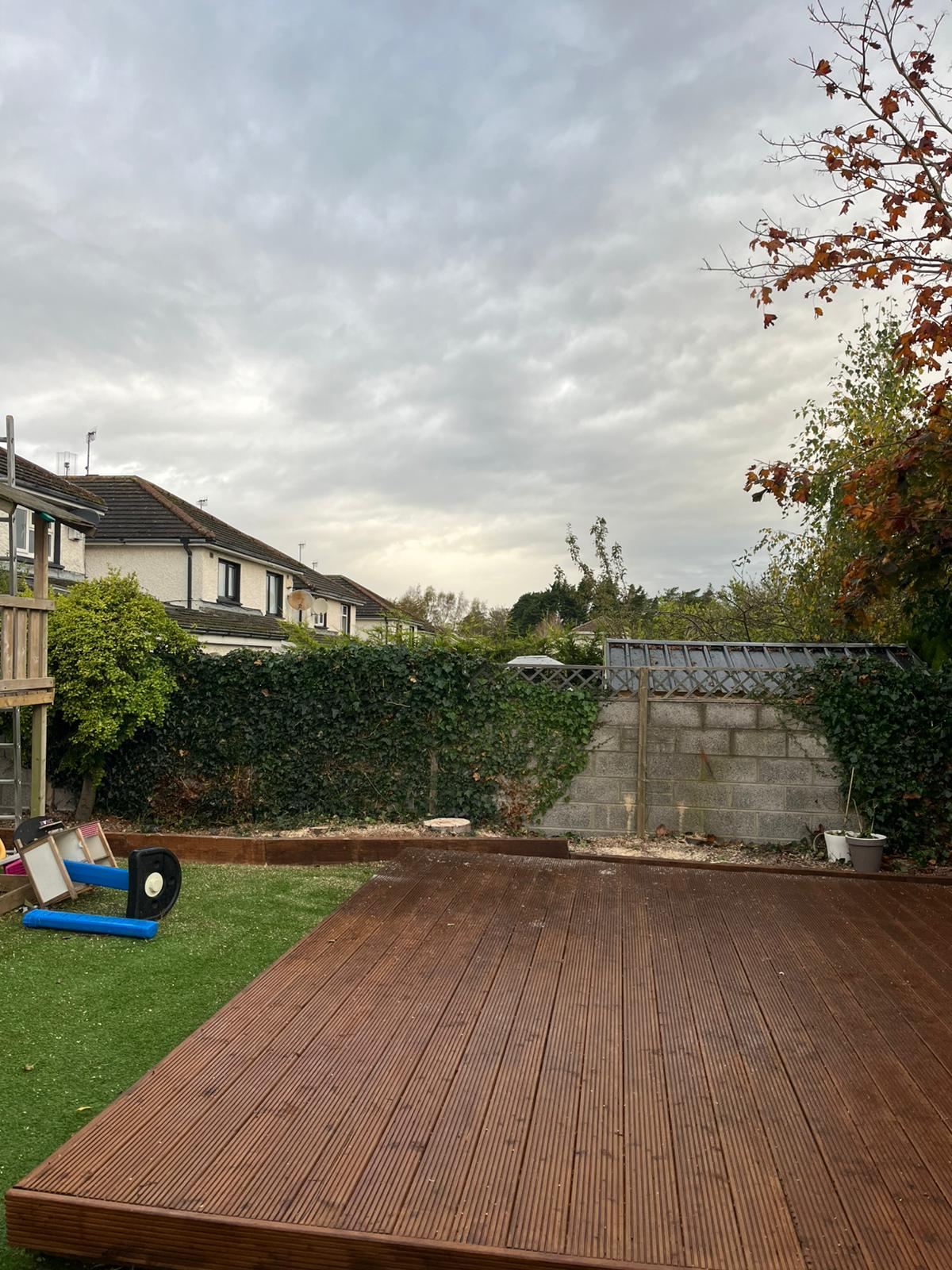 Large spruce removal after